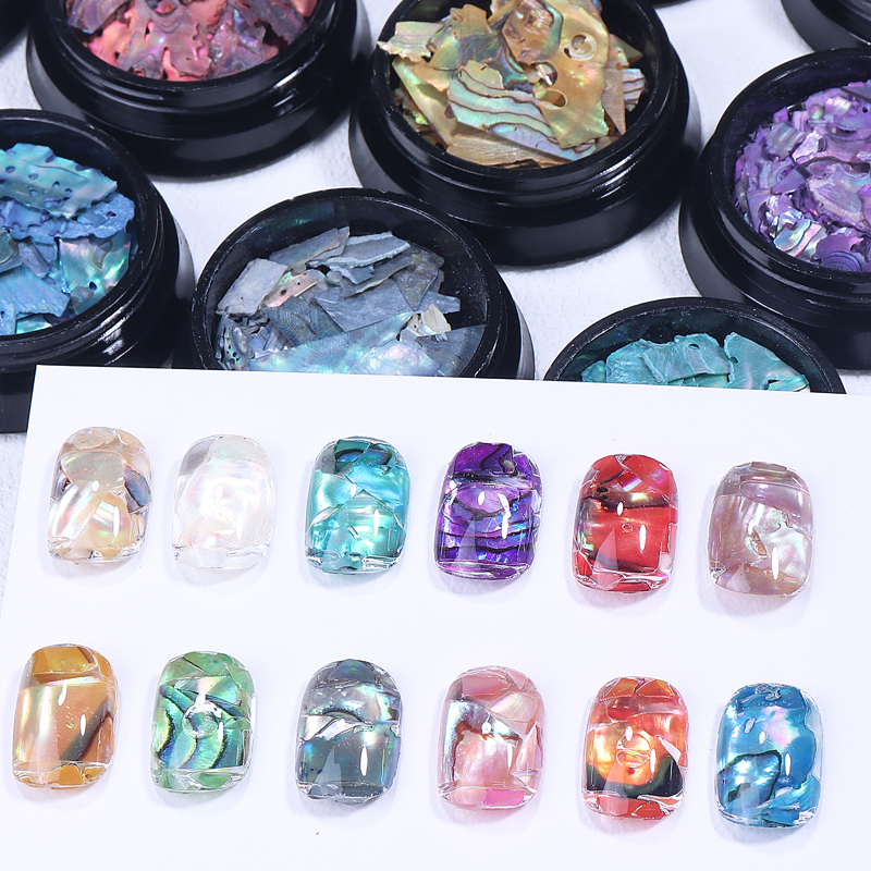 Nail Shell And Abalone Slices Nail Art Decoration